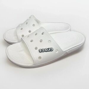 Crocs Classic Slide Sandals Unisex White Men's 10 / Women's 12